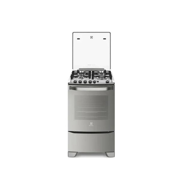 COCINA ELECTROLUX 4 HORNALLAS 69,5 LTS C/ 1 HORNO 56GXQ SILVER