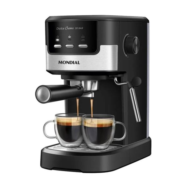 CAFETERA EXPRESSO MONDIAL DOLCE CREMA 20BAR C-20-EC