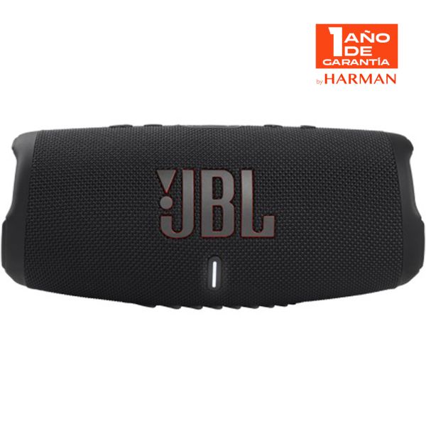 SPEAKER JBL CHARGE 5 NEGRO - 1 AÑO DE GARANTÍA