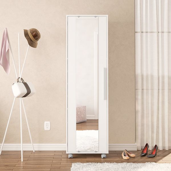 ARMARIO MULTIUSO 1 PUERTA COIMBRA 2437 BLANCO POLITORNO