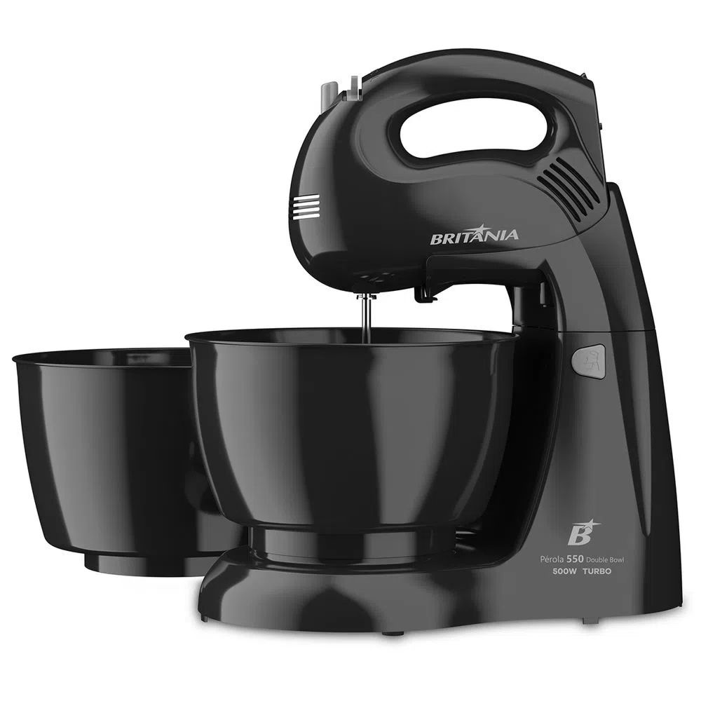 BATIDORA BRITANIA PEROLA 550 DOUBLE BOWL NEGRO