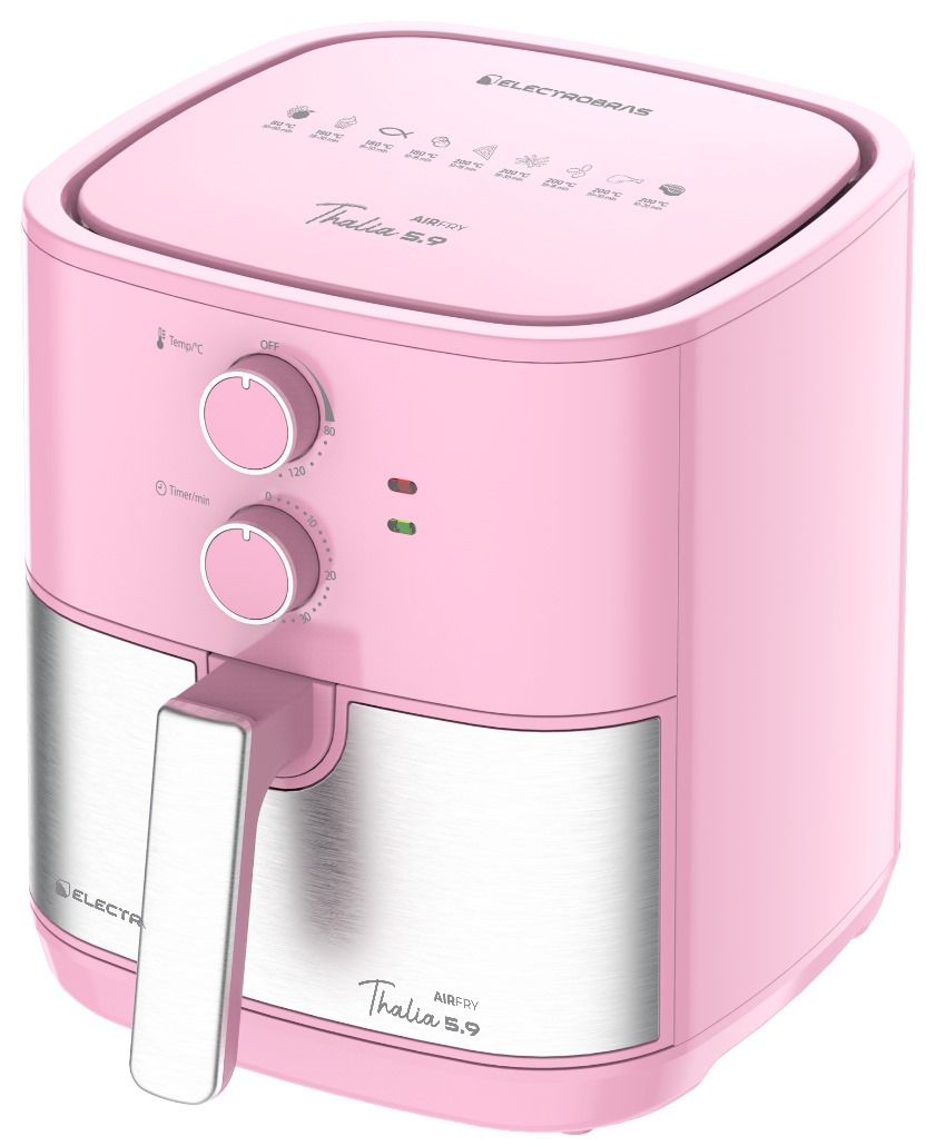 FREIDORA AIR FRYER ELECTROBRAS THALIA  ROSA 5.9 LTS.